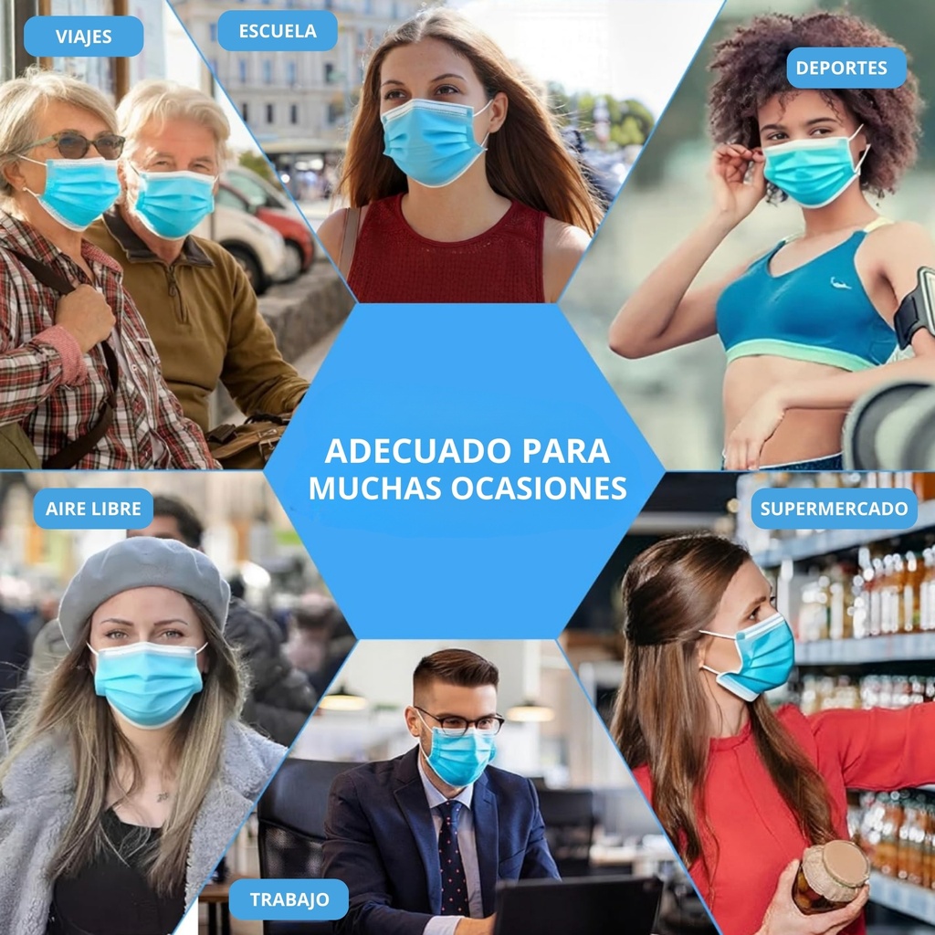 MascarillasDesechables- azul