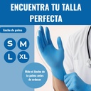 Guantes de Nitrilo Premium Azul InnCare 