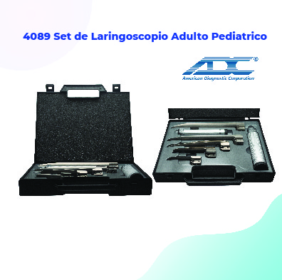 [4089] Set de Laringoscopio Adulto Pediátrico
