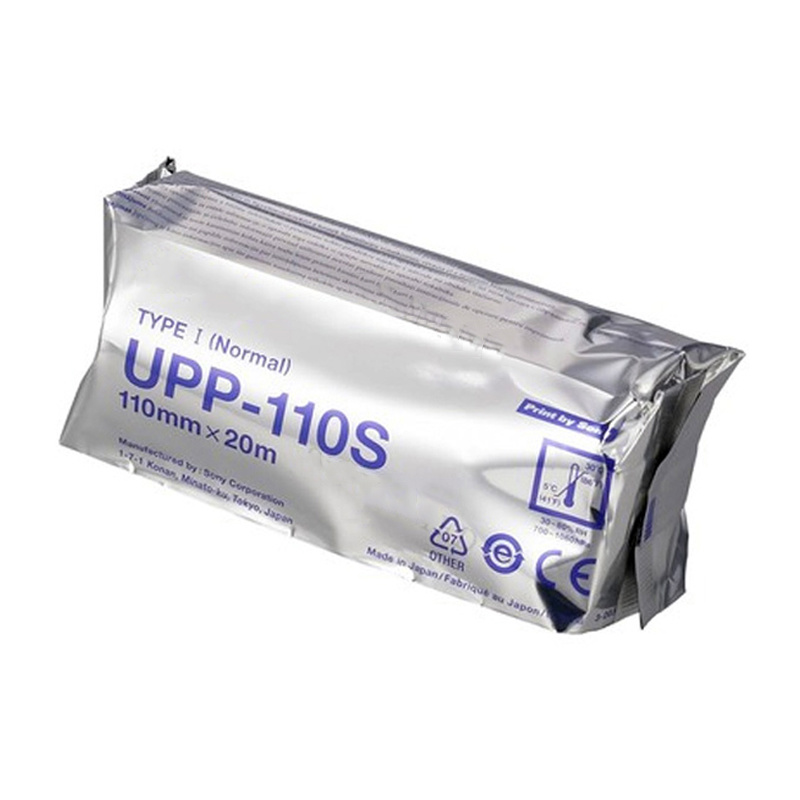 Papel de Sonografias 110mm x 20m UPP-110 S Tipo I Ultrasonido
