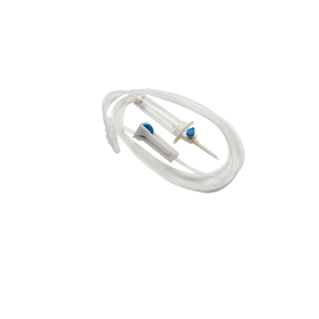 [INN-202] Bajante de Suero con Control de Flujo, Salida de Aire, Conector Y, de 95 Pulgadas InnCare