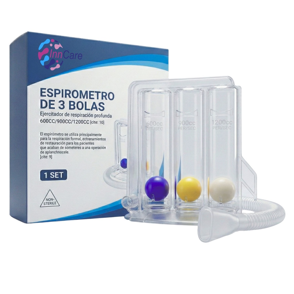 [INN-300] Espirómetro de Tres Bolas InnCare