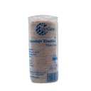  Venda Elástica 4" x 5M, (10 cm x 5 m) Color Piel, 75 gms/ InnCare