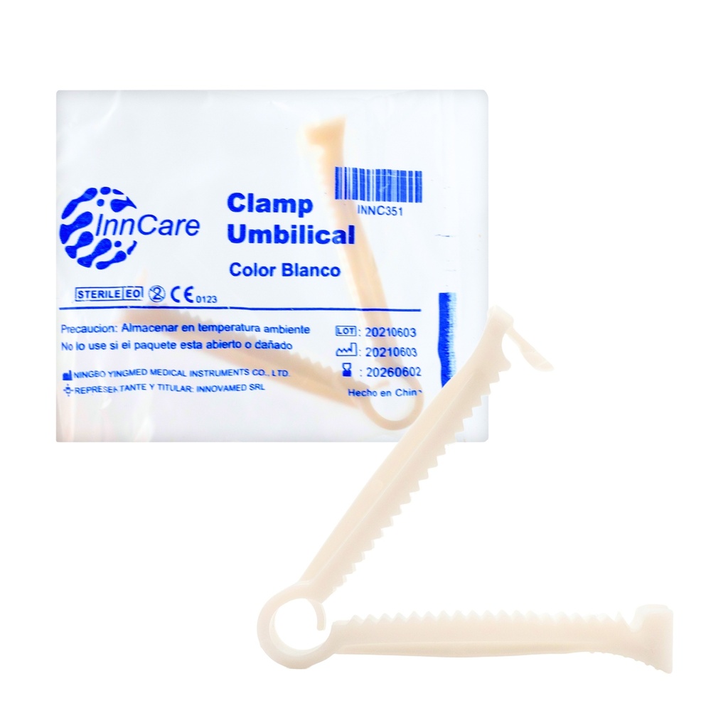 Clamp Umbilical Blanco InnCare