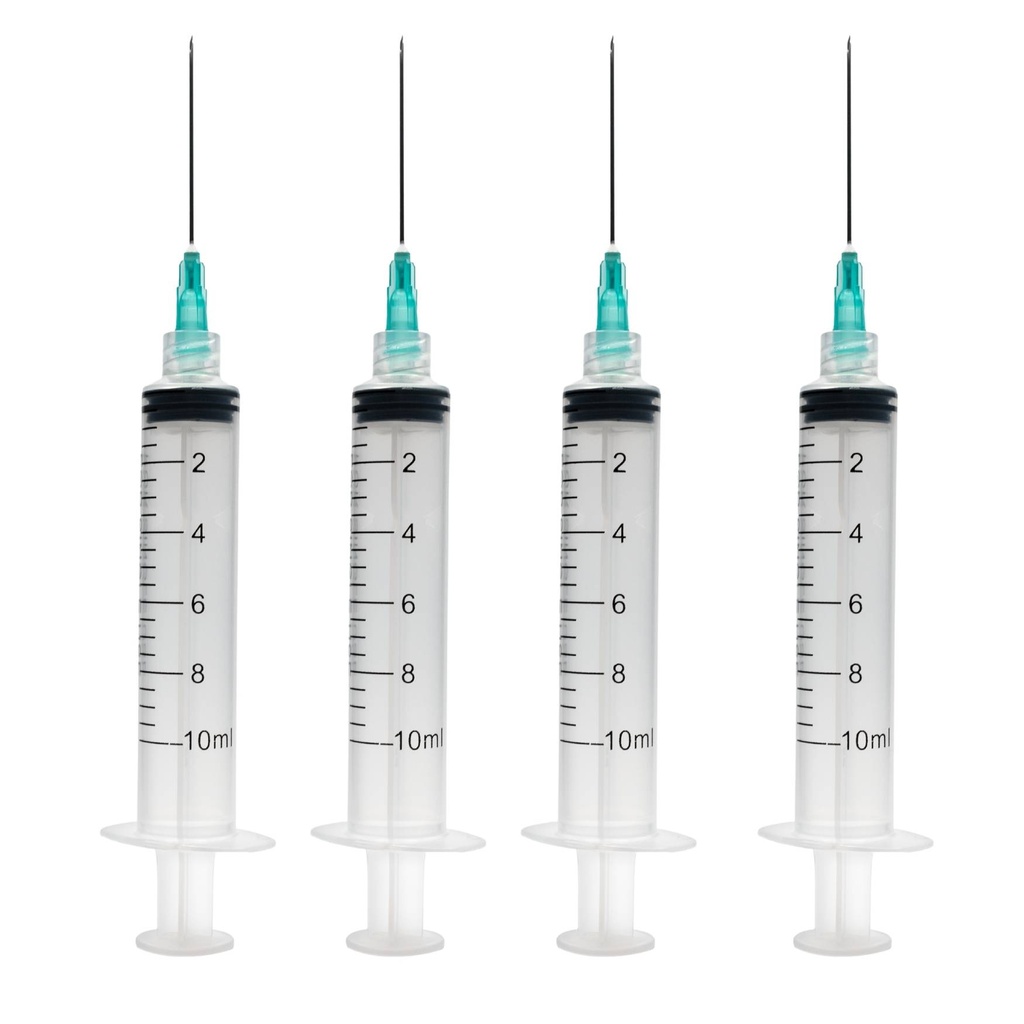 Jeringuilla de 10ML 21G X 1.5" Luer Lock InnCare