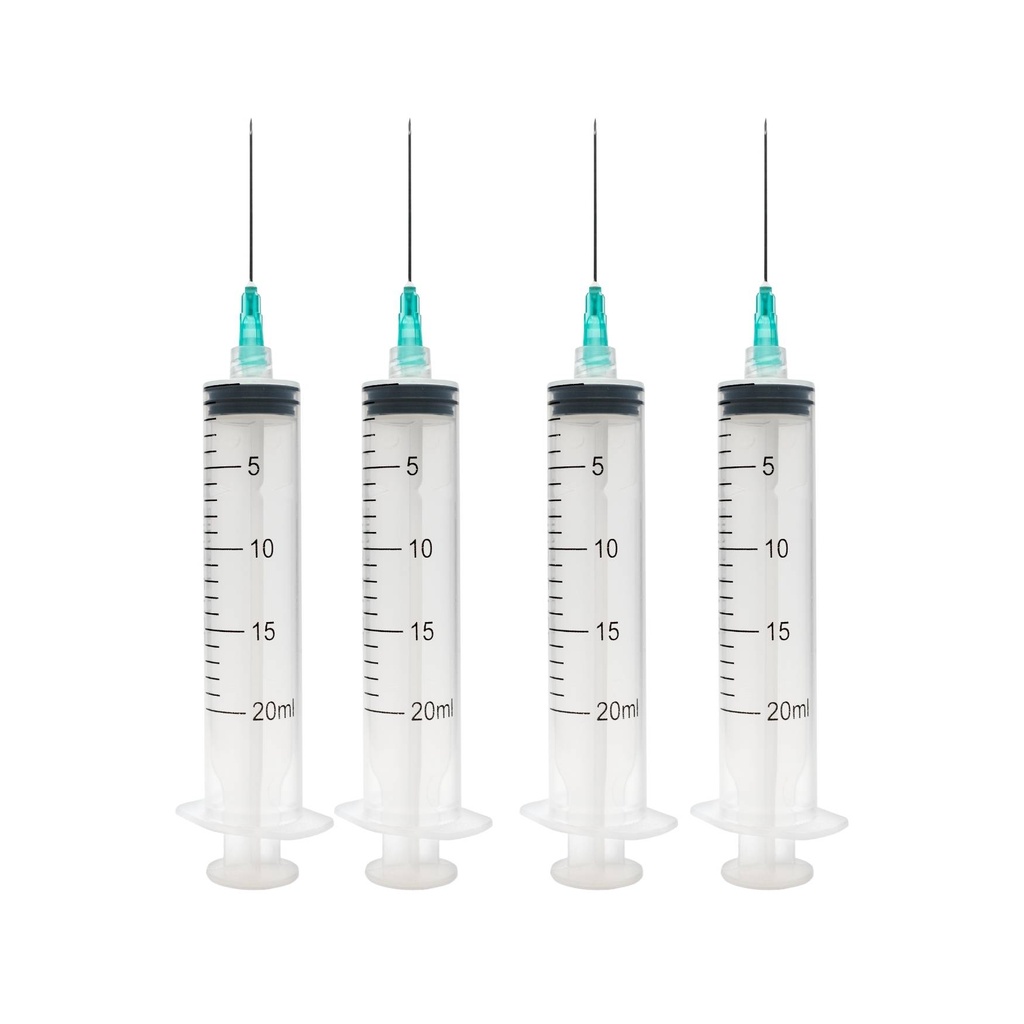 Jeringuilla de 20ML 21G X 1.5" Luer Lock InnCare