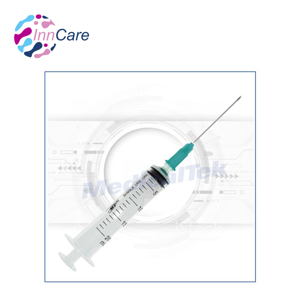 Jeringuilla de 20ML 21G X 1.5" Luer Lock InnCare