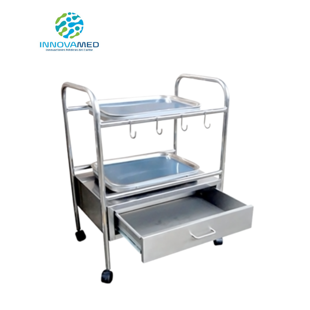 Carro de Curaciones de Acero Inoxidable – XUHUA