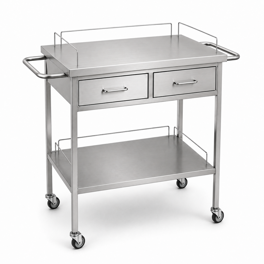 Mesa Auxiliar Metalica Rodable Multi-Usos Xuhua