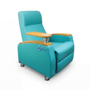 Sillón Hospitalario Reclinable Azul InnCare —  Sillón para Paciente y Acompañante  2 Funciones · 250 kg 