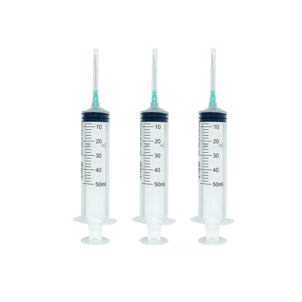 Jeringuilla de 50ml 21G 1 1/2" Luer Lock InnCare