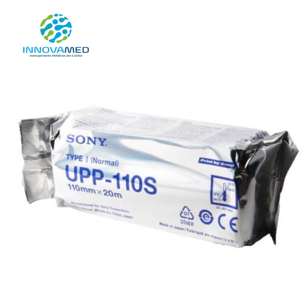 Papel UPP 110mm x 20m 110S de Ultrasonido en Rollo