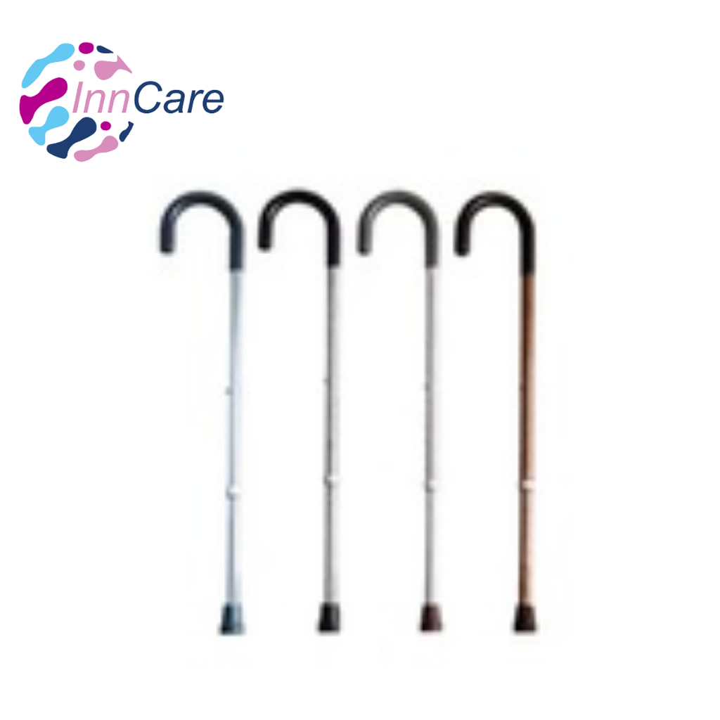 Bastón Ergonómico con Mango Curvo de Aluminio InnCare