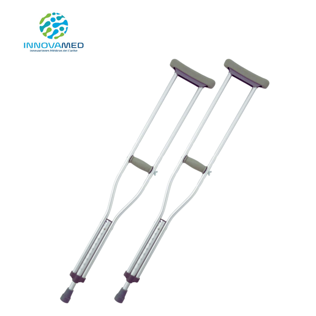 Muletas de Aluminio M de115 A 135cm