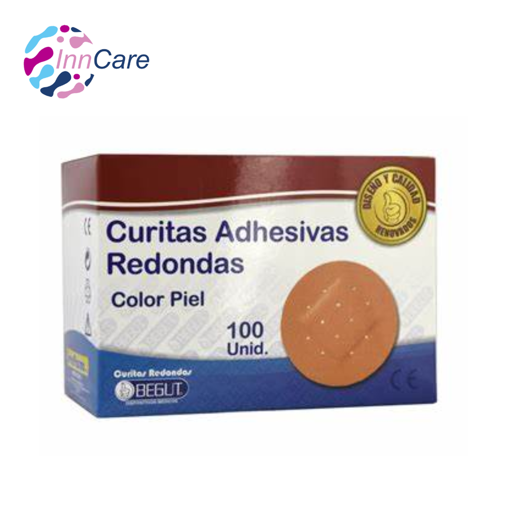 Curitas Redondas Color Piel InnCare
