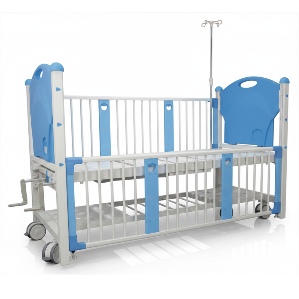 Cuna Hospitalaria con Porta Suero Inncare para Clínicas y Hospitales