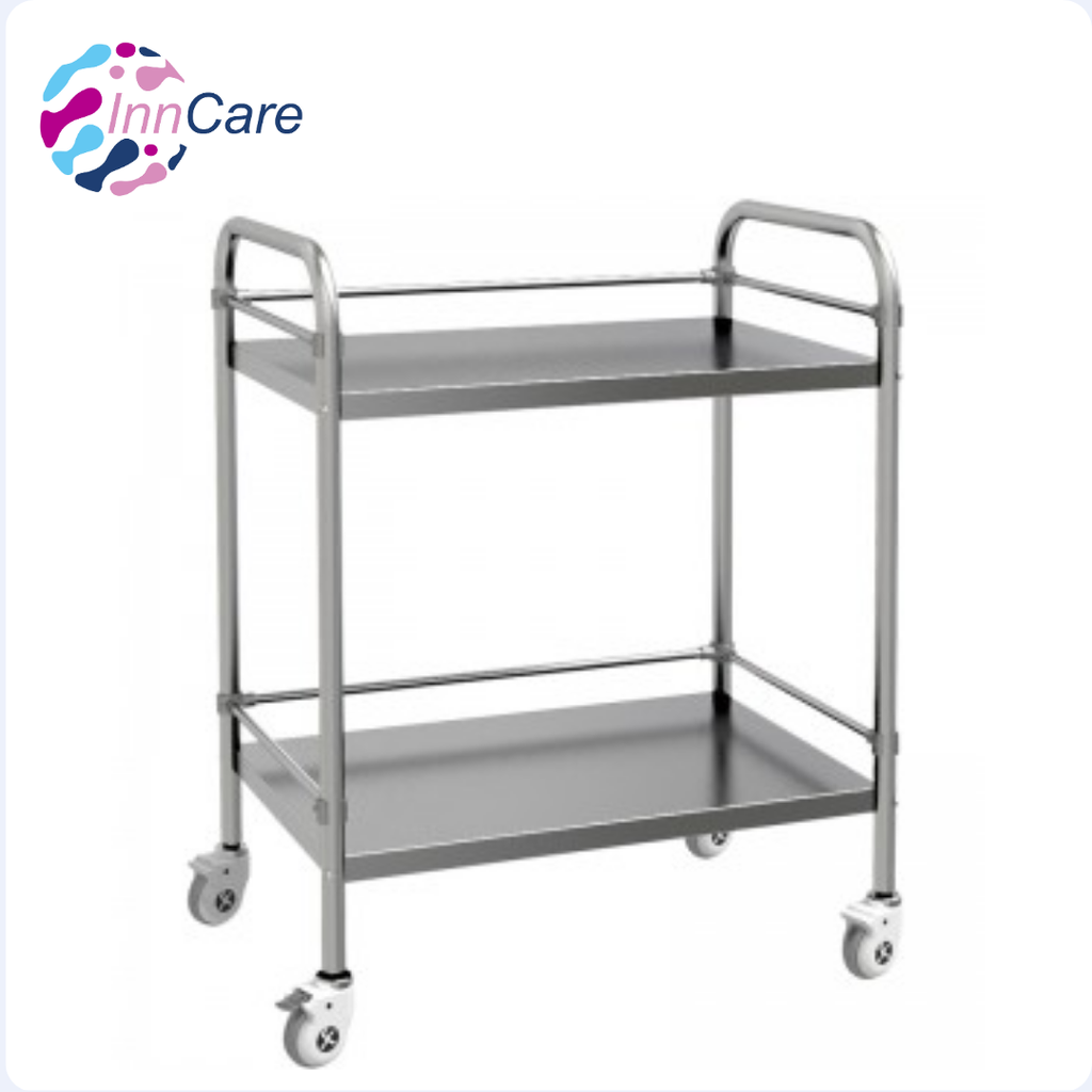 Carro Abierto de Acero Inoxidable para Distribución Hospitalaria InnCare