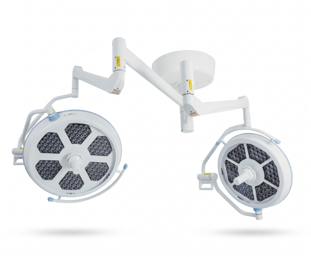 Lampara Quirúrgica de Techo  Doble Domo LEDTECH7050