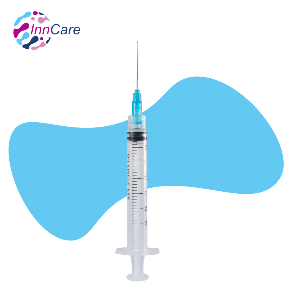 [INN-480-3] Jeringuilla de 21G X 1.5" Luer Lock InnCare  (3ML 21G X 1.5")