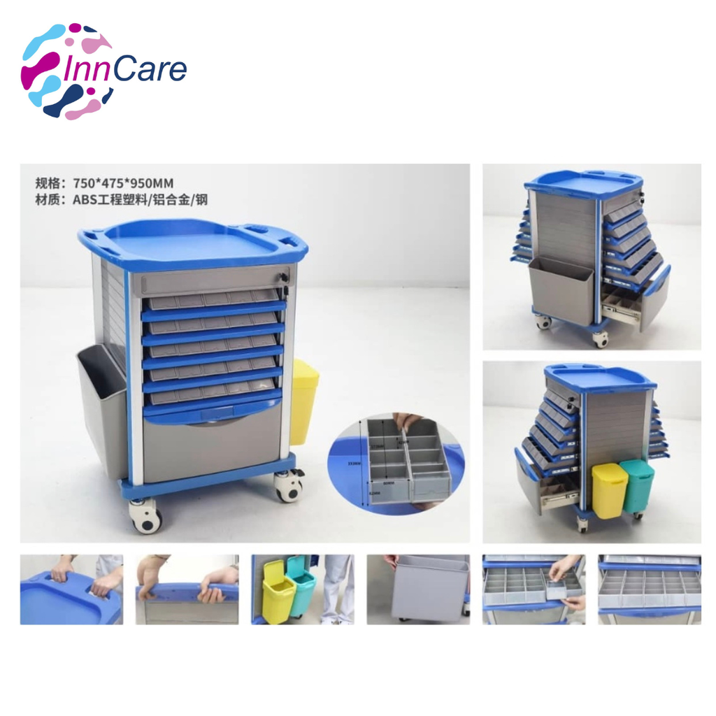 Carro de Transporte de Medicamentos InnCare 