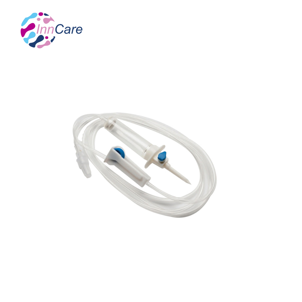 Bajante de Suero con Control de Flujo, Salida de Aire, Conector y de 95 Pulgadas InnCare 