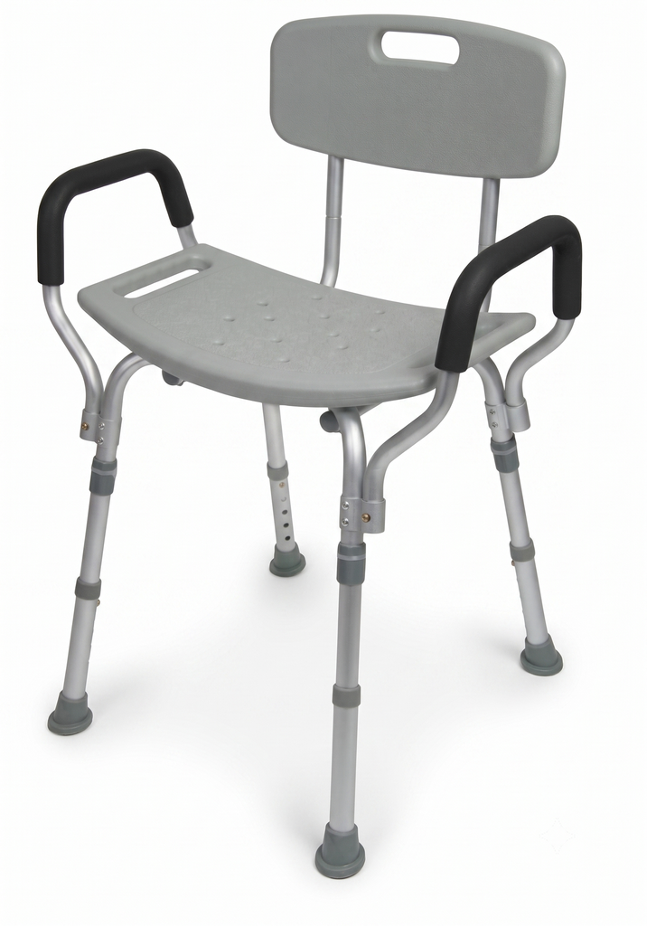[7921RA] Silla de Baño con Respaldo y Brazos Graham Field