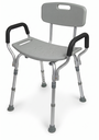 Silla de Baño con Respaldo y Brazos Graham Field