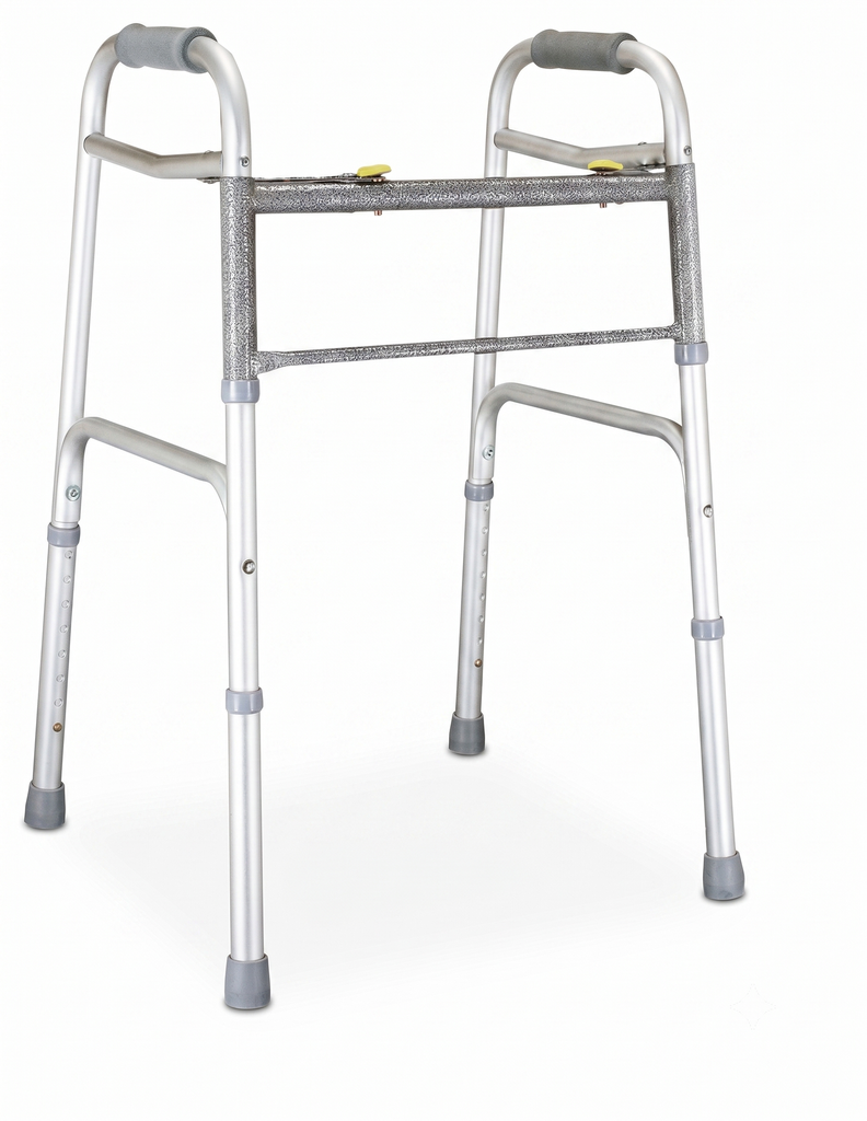 [616070A] Andador Plegable de Doble Liberación, Adulto Aluminio Lumex 
