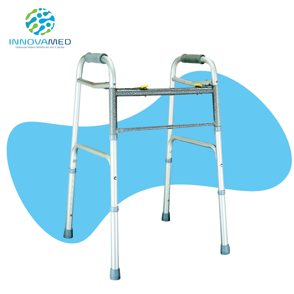 Andador Plegable de Doble Liberación, Adulto Aluminio Lumex 