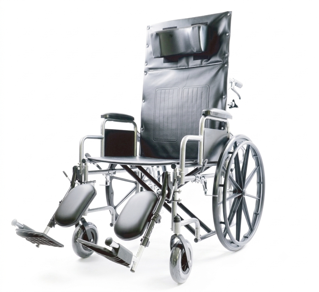 [YK9132] Silla de Ruedas Reclinable InnCare (18'' de acero)