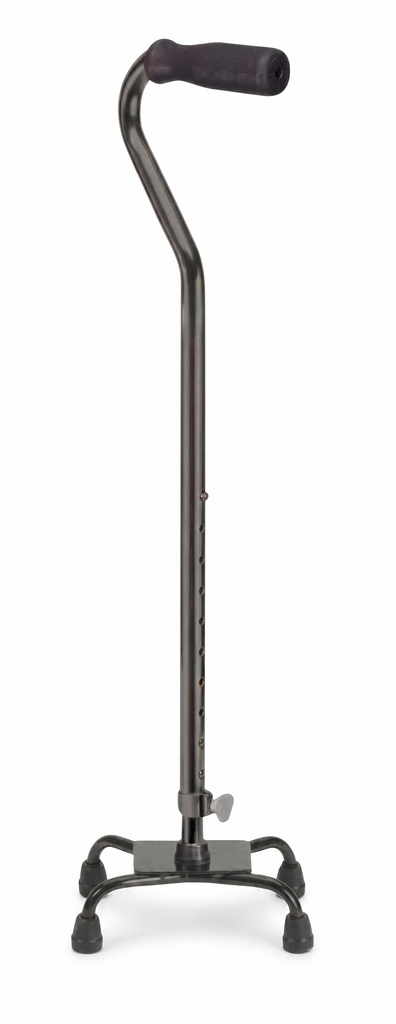Baston Cuadruple con Base Pequeña Cromado Drive 