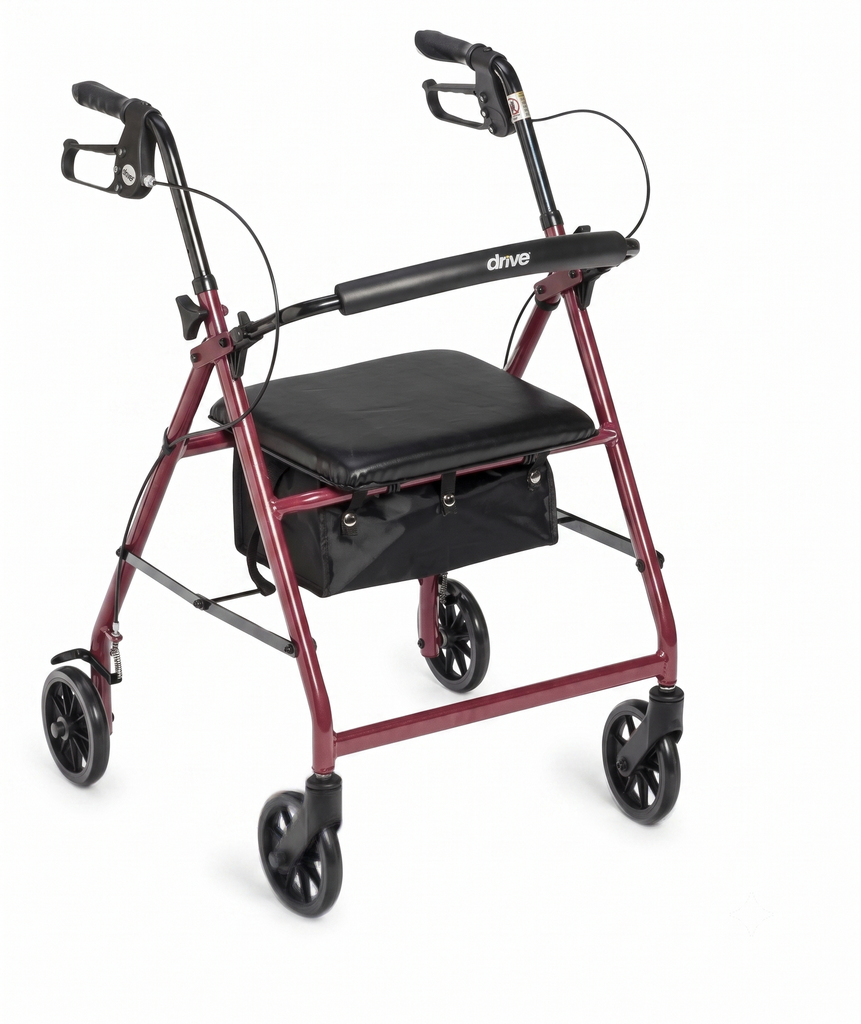 Andador de 4 Ruedas, Asiento y Freno drive