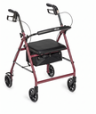 Andador de 4 Ruedas, Asiento y Freno drive