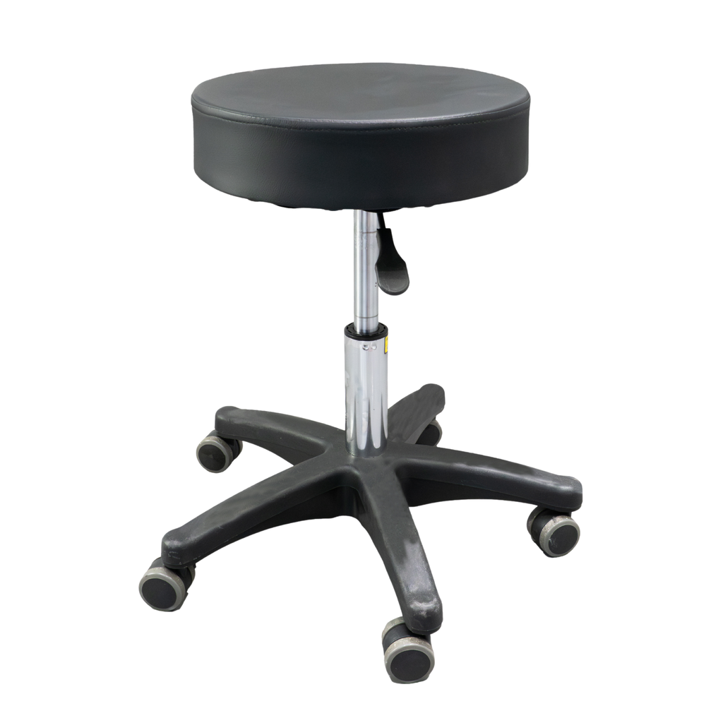 Taburete Giratorio Acolchado Sin Espaldar con Ruedas  InnCare