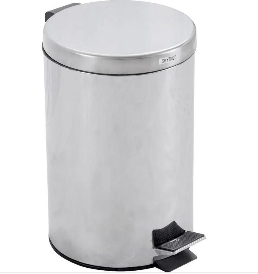 Zafacón Inoxidable con Pedal 20 L
