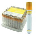 Tubo de Extracción de Sangre, 4ml, s/aditivo, Amarillo – Paquete de 100 WELL MED