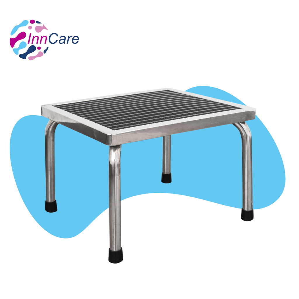 Escabel de un Paso Gris InnCare