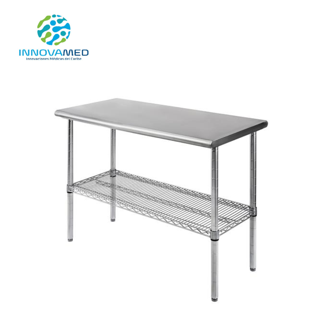 Mesa de Acero Inoxidable para Preparación de Material InnCare 