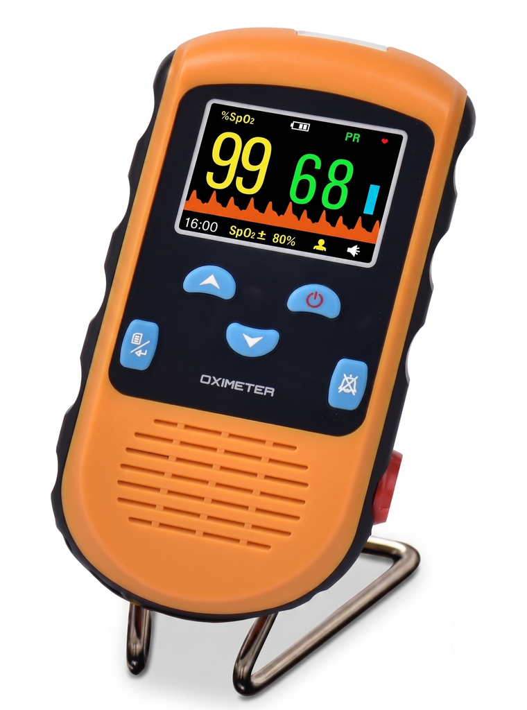Oximetro Portatil con Sensor de Adulto , Pediatrico y Neonatal 