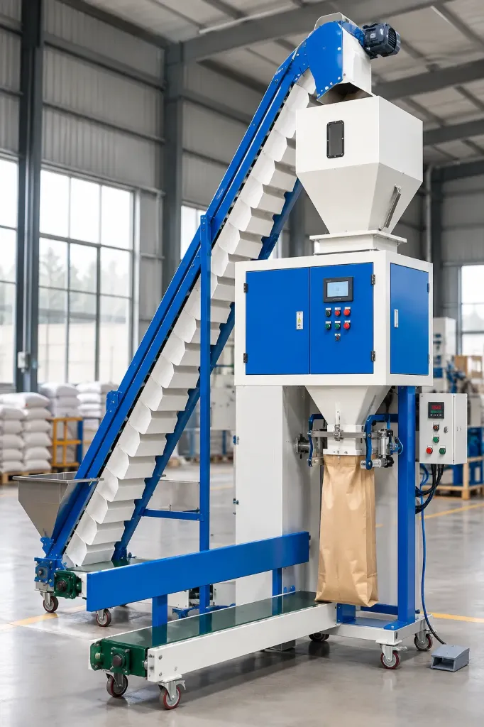 Máquina Elevadora con Sistema de Alimentación