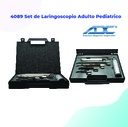 Set de Laringoscopio Miller Estándar Neonatal/Pediátrico de 5 Hojas — ADC