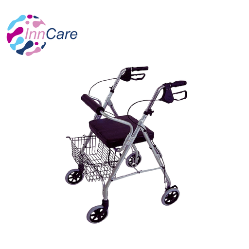 [YK7010]  Andador con Ruedas y Asiento, Frenos  InnCare