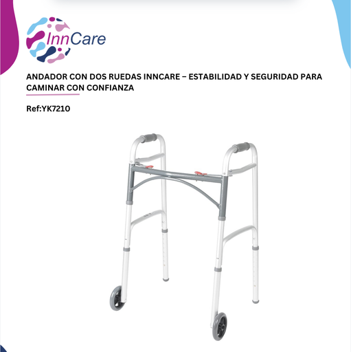 [YK7210]  Andador con Dos Ruedas InnCare