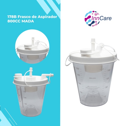 [178B] Frasco de Aspirador 800CC MADA