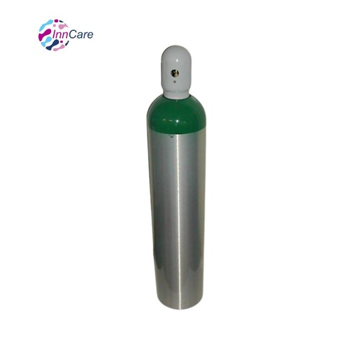 [1802ED] Tanque de Oxígeno de 3600 Litros con Válvula CGA-540 y Tapa,  Aluminio MM 