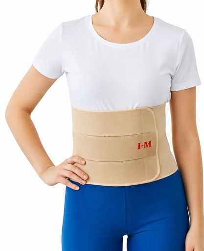 Faja Abdominal de 3 paneles Crema