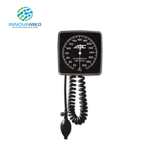[750W] Esfigmomanómetro de Pared  Adulto y Pediátrico  Negro