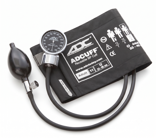 [70011abk] Esfigmomanómetro Aneroibicos Portatil Negro ADC