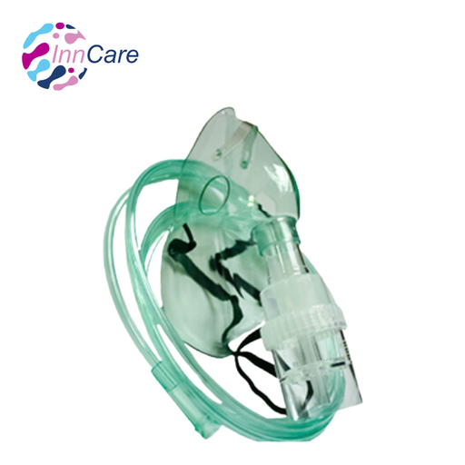 [INN-212]  Mascarilla para Nebulizador Pediátrica con tubo, Color Verde InnCare  