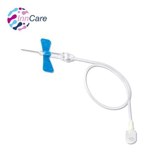 [INN-303] Mariposita para Canalizar 23G de 18cm, Color Azul InnCare